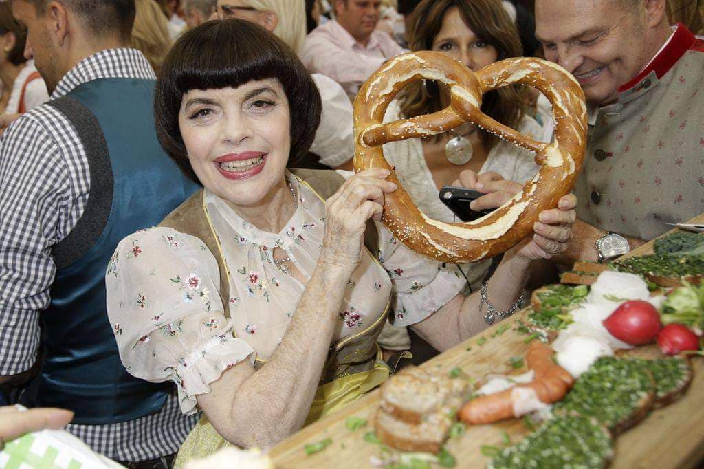 Mireille et son bretzel