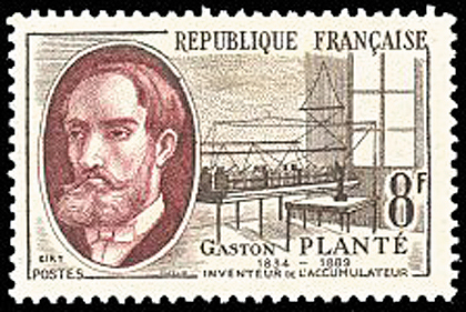 Timbre Gaston Planté