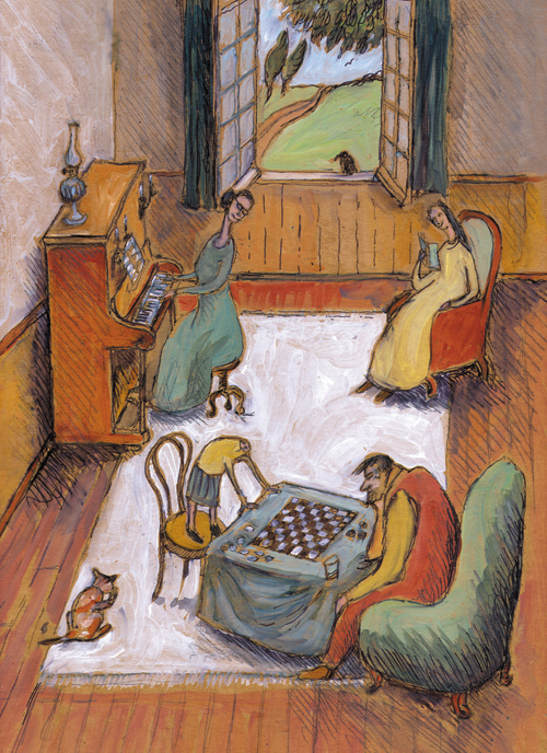 Sidoine Poirier jeu de dames