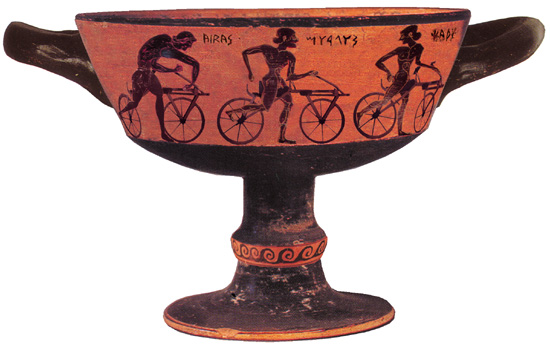 Coupe étrusque Myrgys
